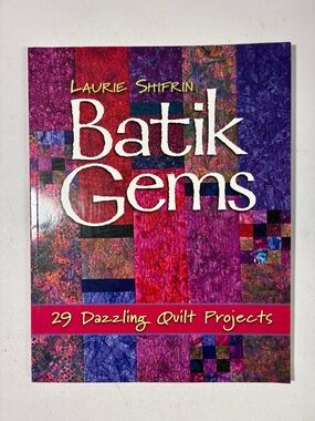Batik Gems Quilt Book - Purple & Pink